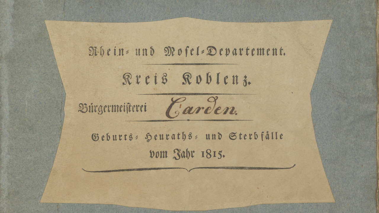 Personenstandsunterlagen 