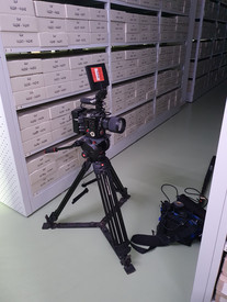 Filmkamera im Magazin