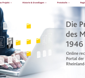 Online Portal Startseite des Online Portals