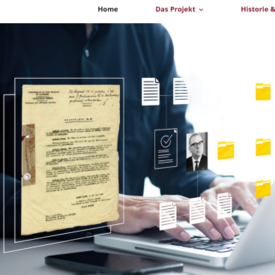 Startseite des Online Portals